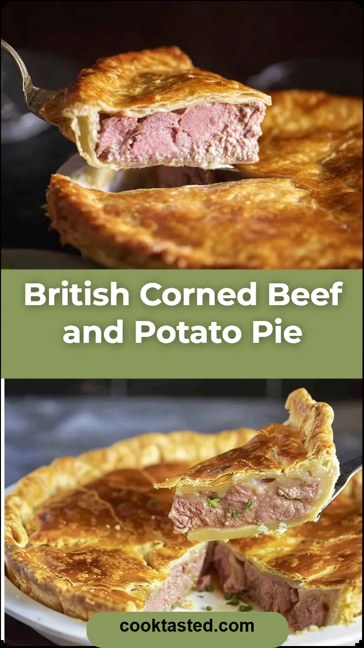 British Corned Beef and Potato Pie