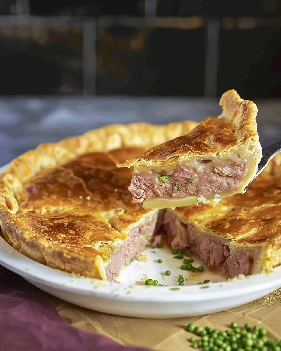 British Corned Beef and Potato Pie