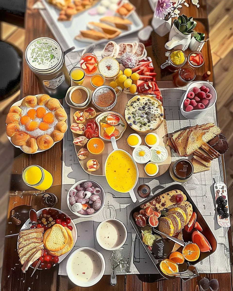 Brunch Spread with Friends