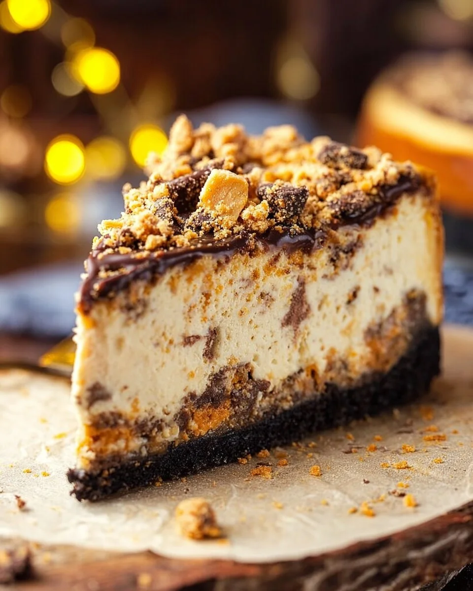 Butterfinger Cheesecake