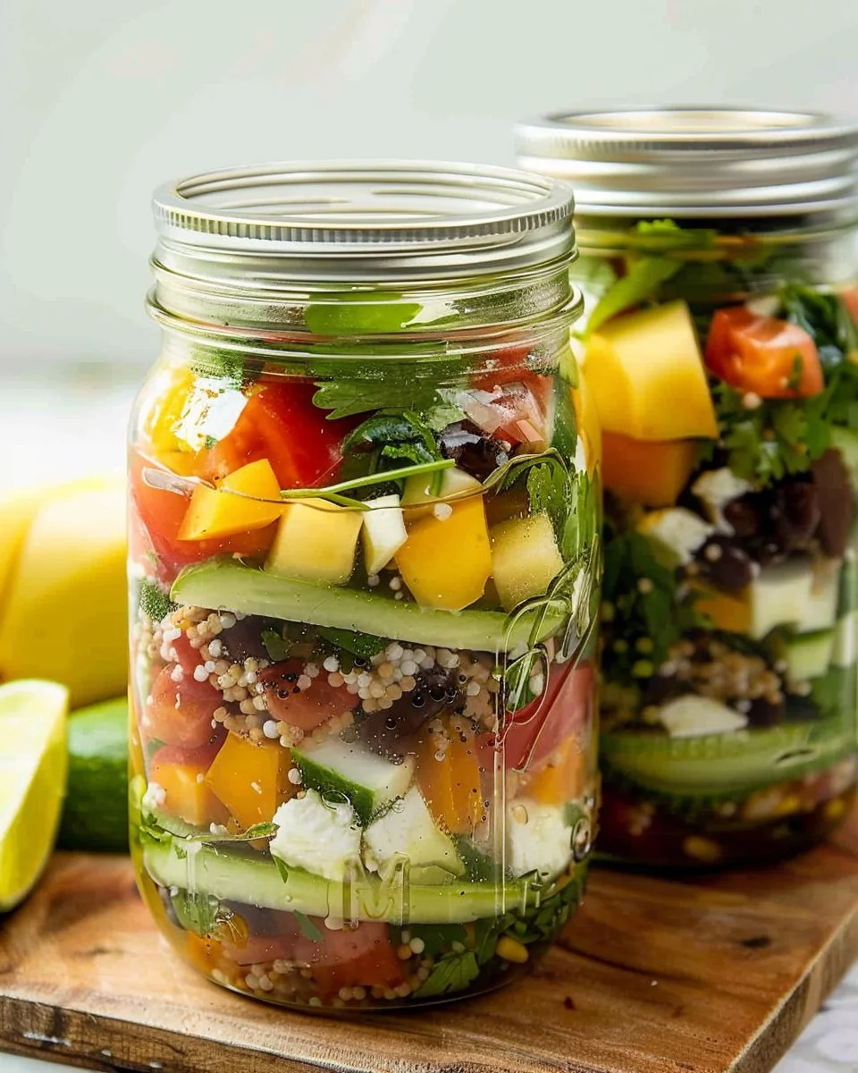 Central American Salad In A Jar