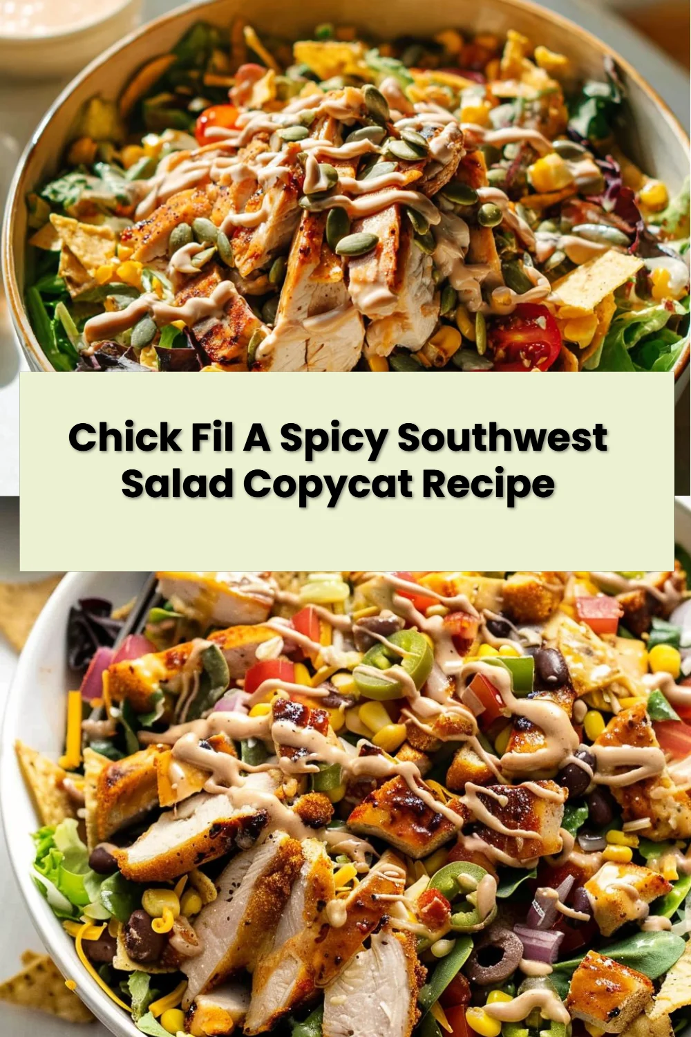 Chick Fil A Spicy Southwest Salad Copycat Recipe