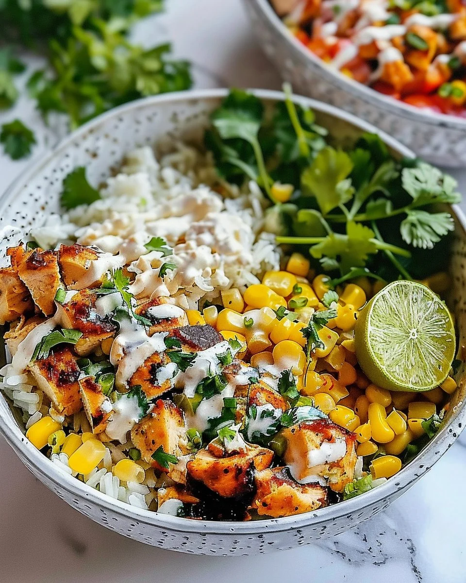 Chicken and Street Corn Bowls
