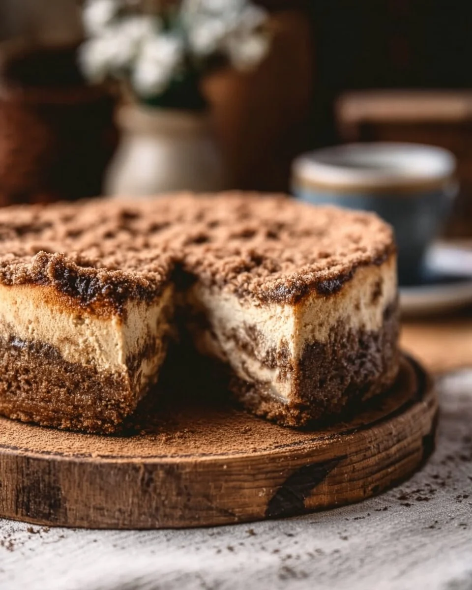 Coffee Cake Cheesecake Recipe