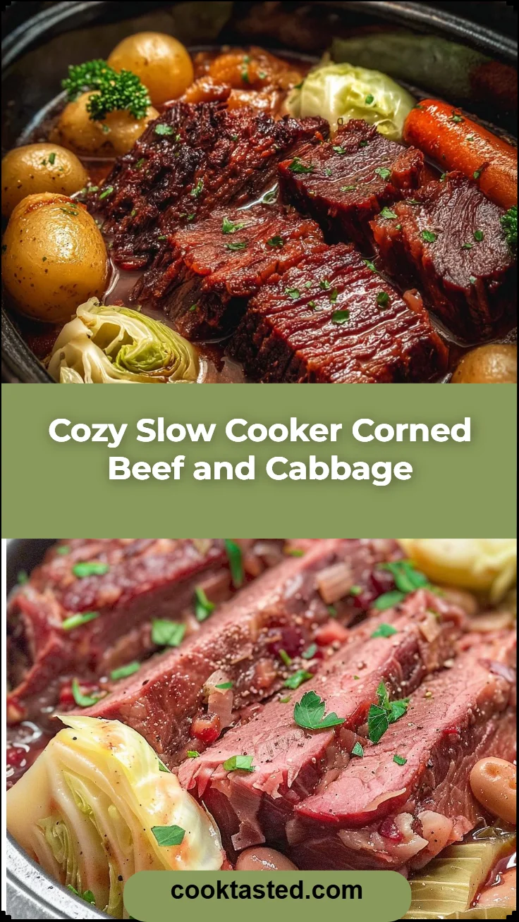Cozy Slow Cooker Corned Beef and Cabbage
