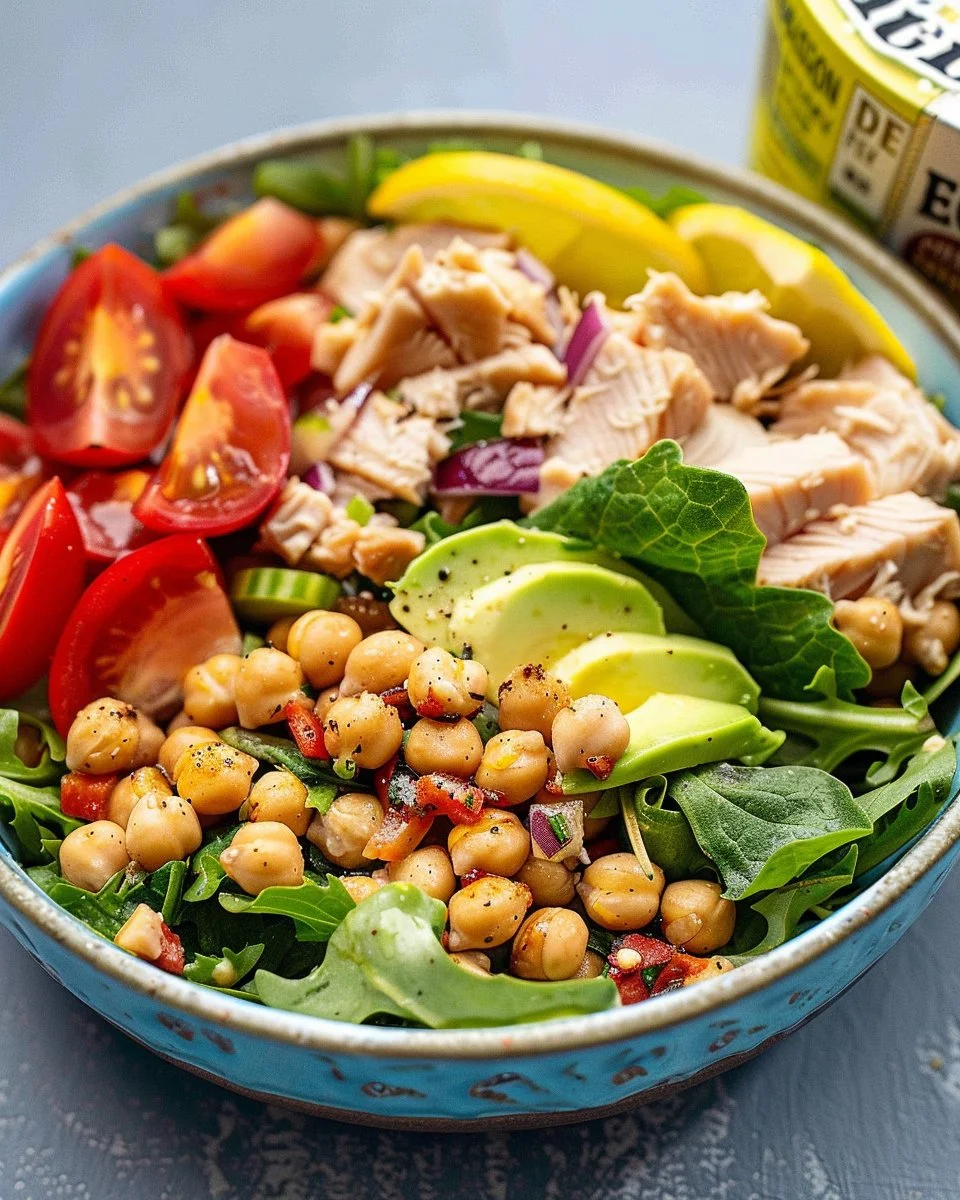 Crispy Chickpea Tuna Salad