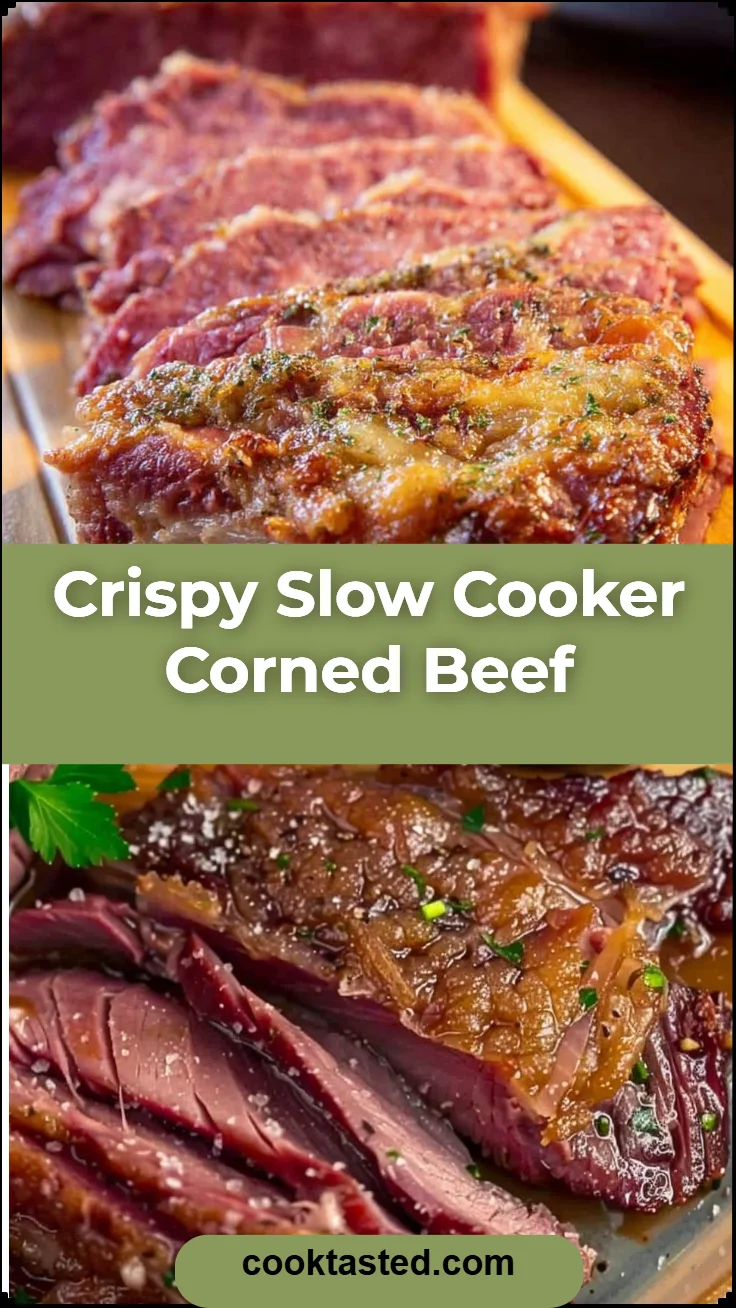 Crispy Slow Cooker Corned Beef