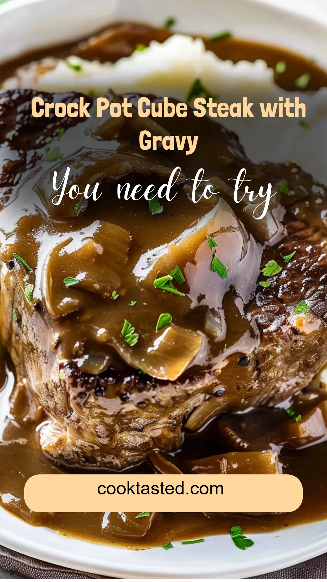 Crock Pot Cube Steak with Gravy