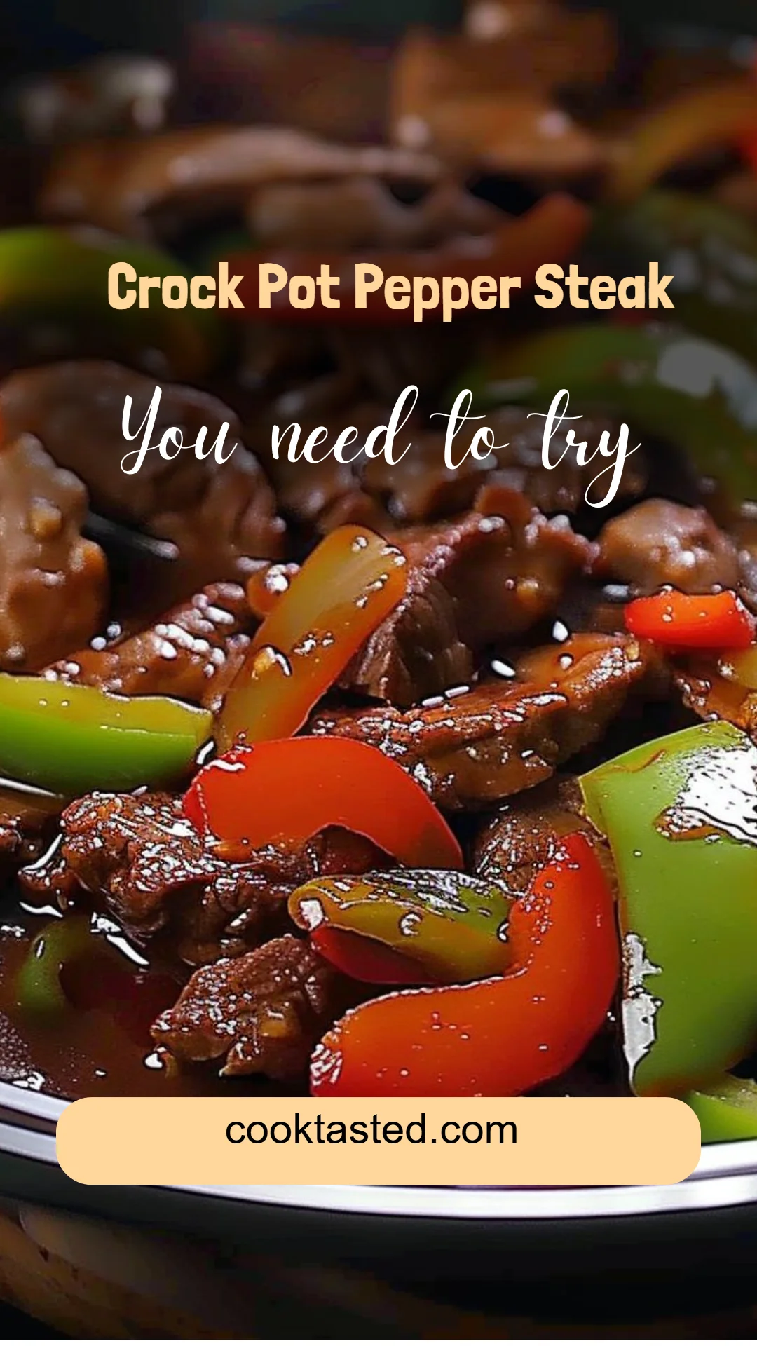 Crock Pot Pepper Steak