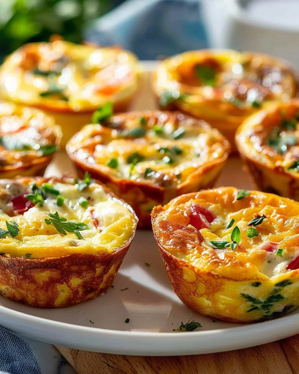 Crustless Mini Quiches Recipe