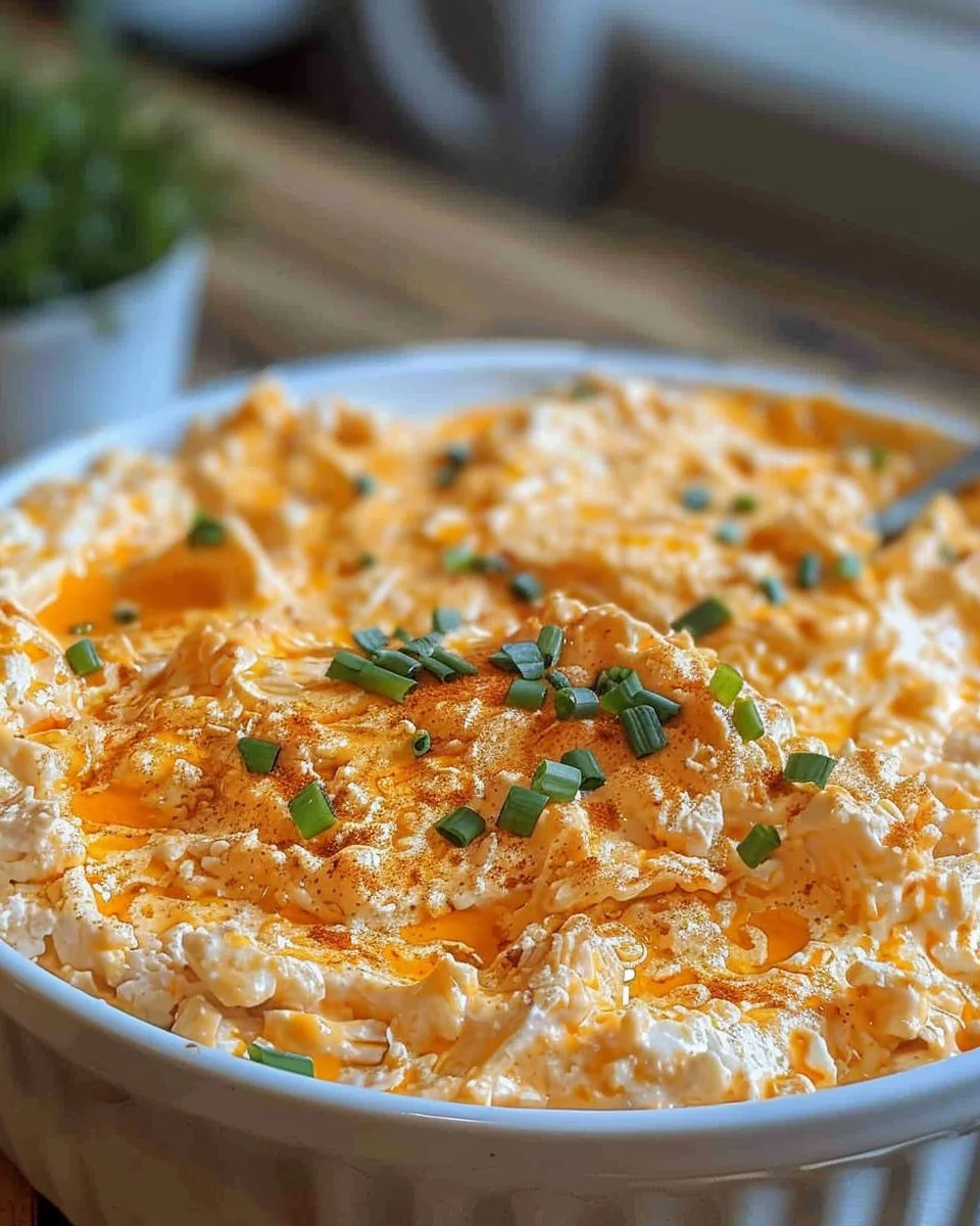 Easy Cottage Cheese Buffalo Chicken Dip