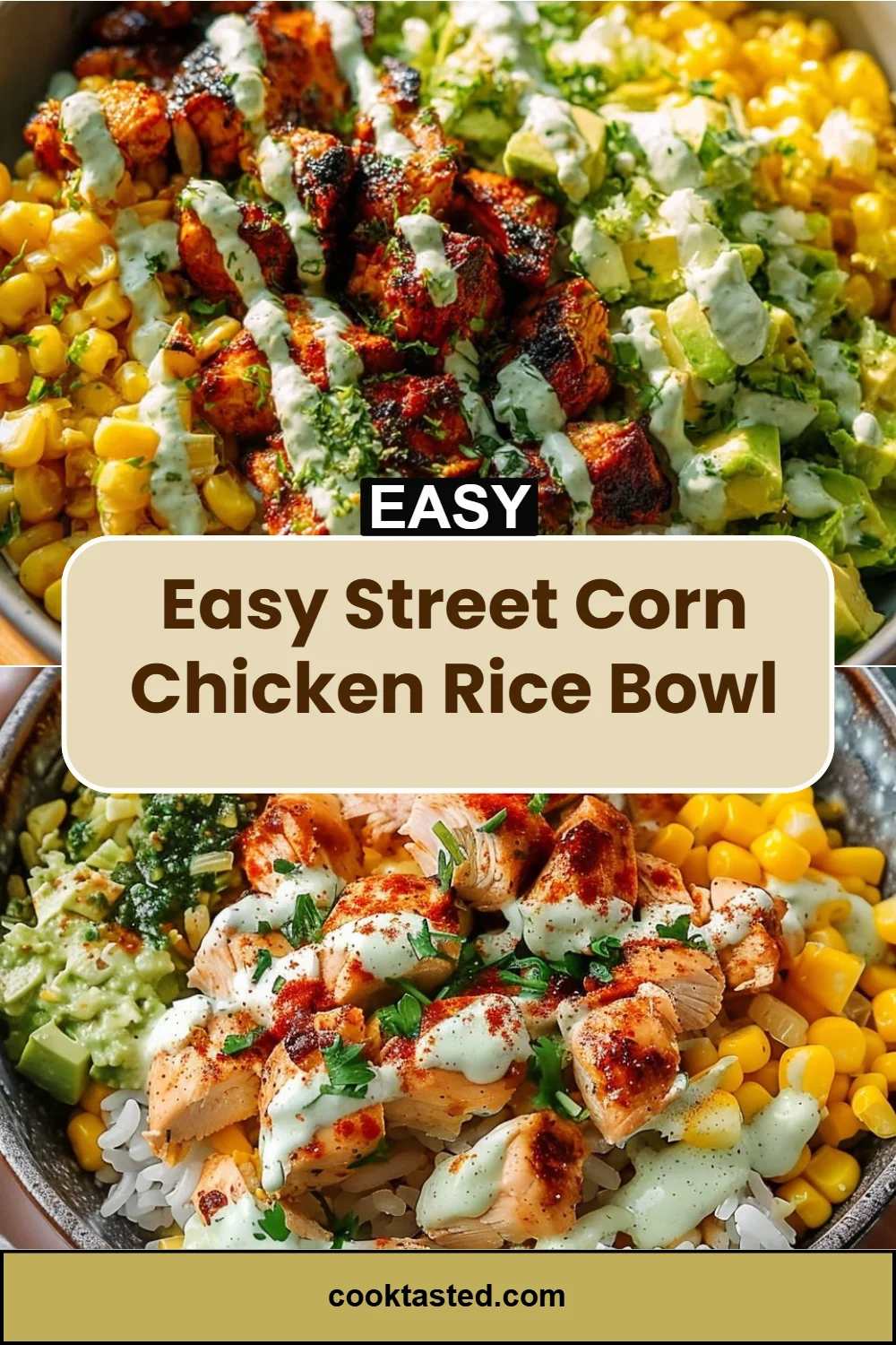 Easy Street Corn Chicken Rice Bowl