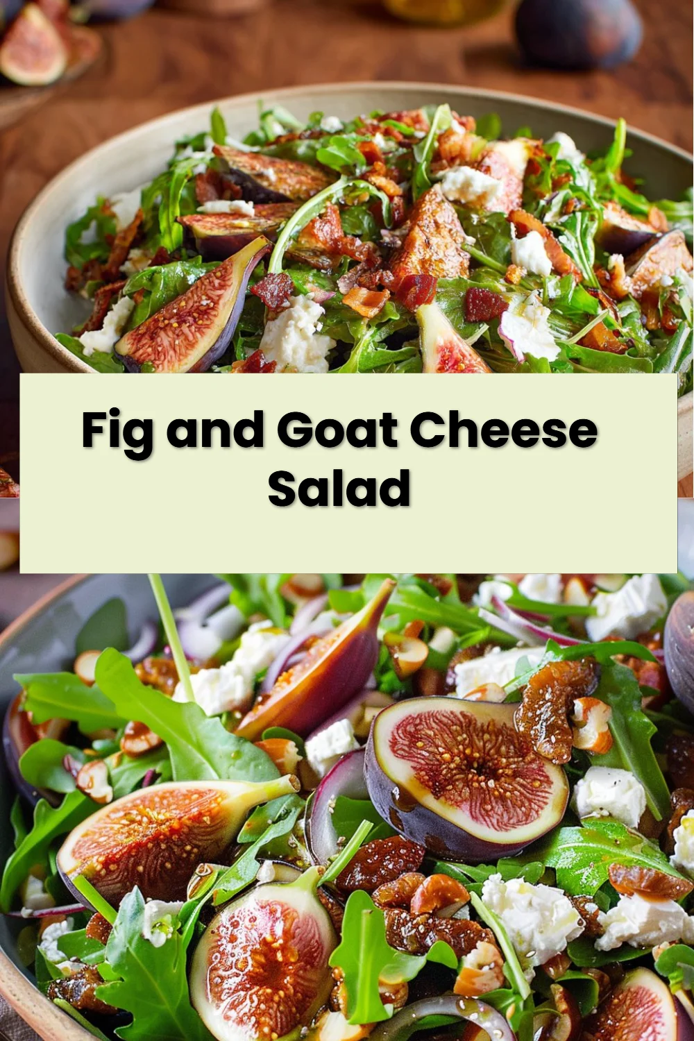 Fig and Goat Cheese Salad