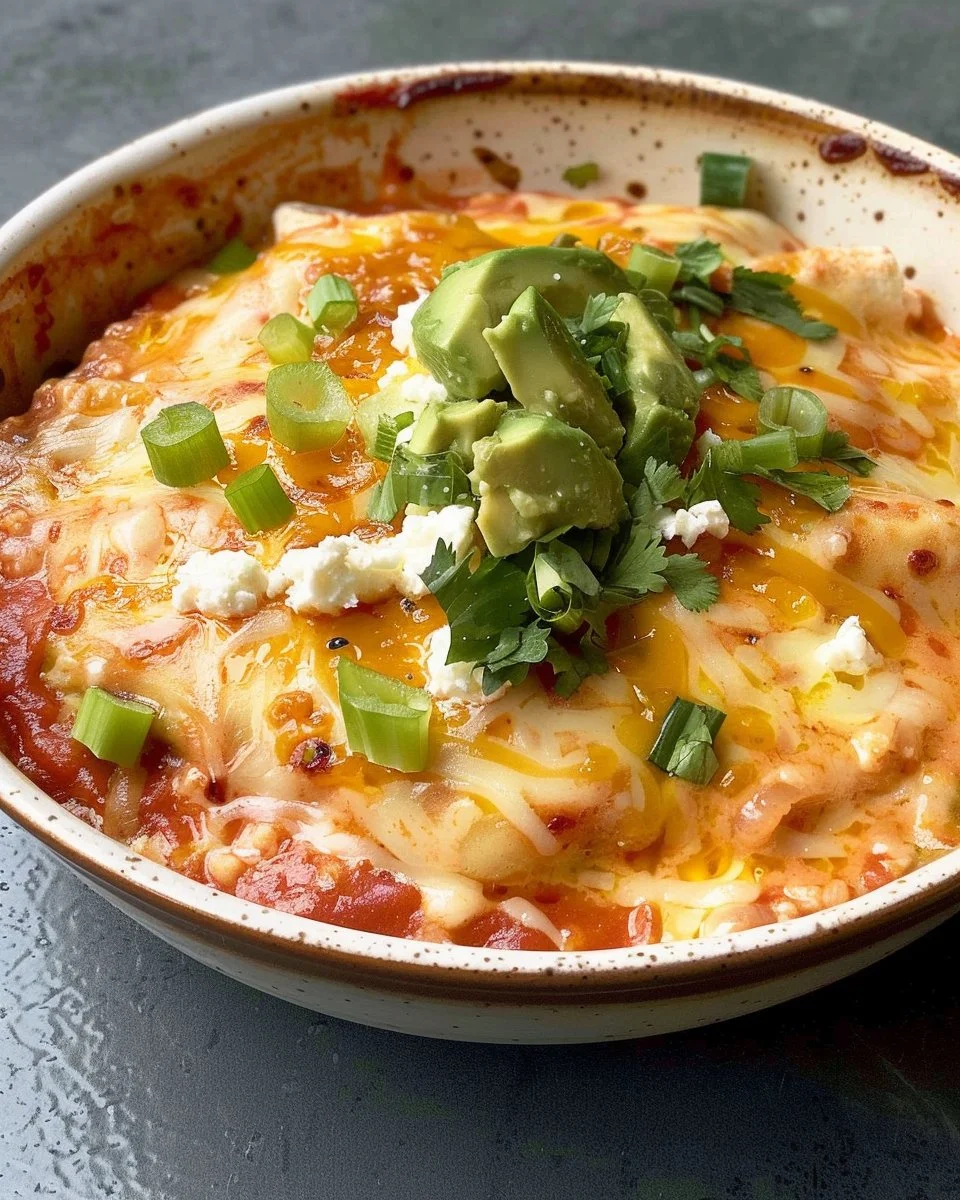 High Protein Cottage Cheese Enchilada Bowl