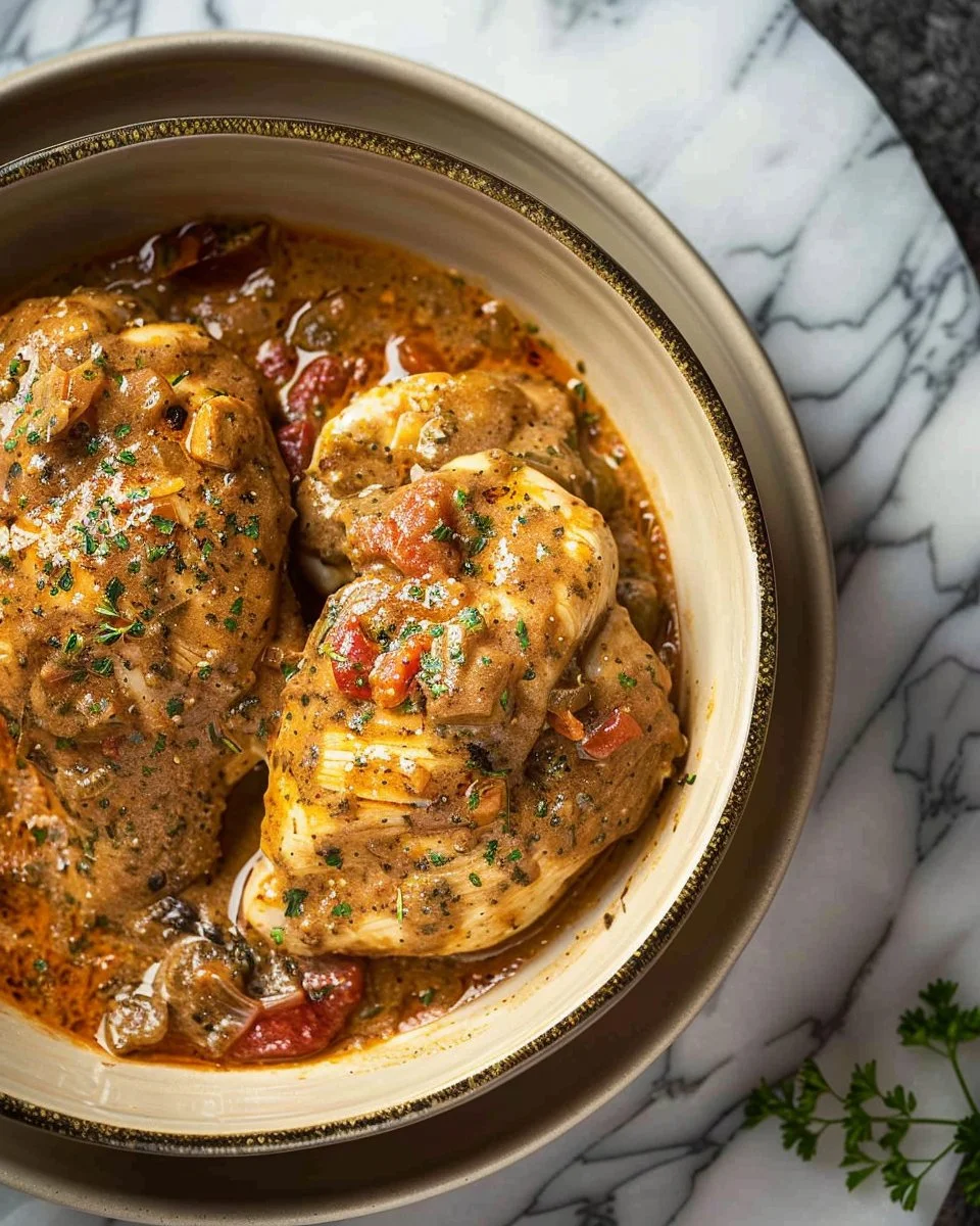 High Protein Crockpot Marry Me Chicken