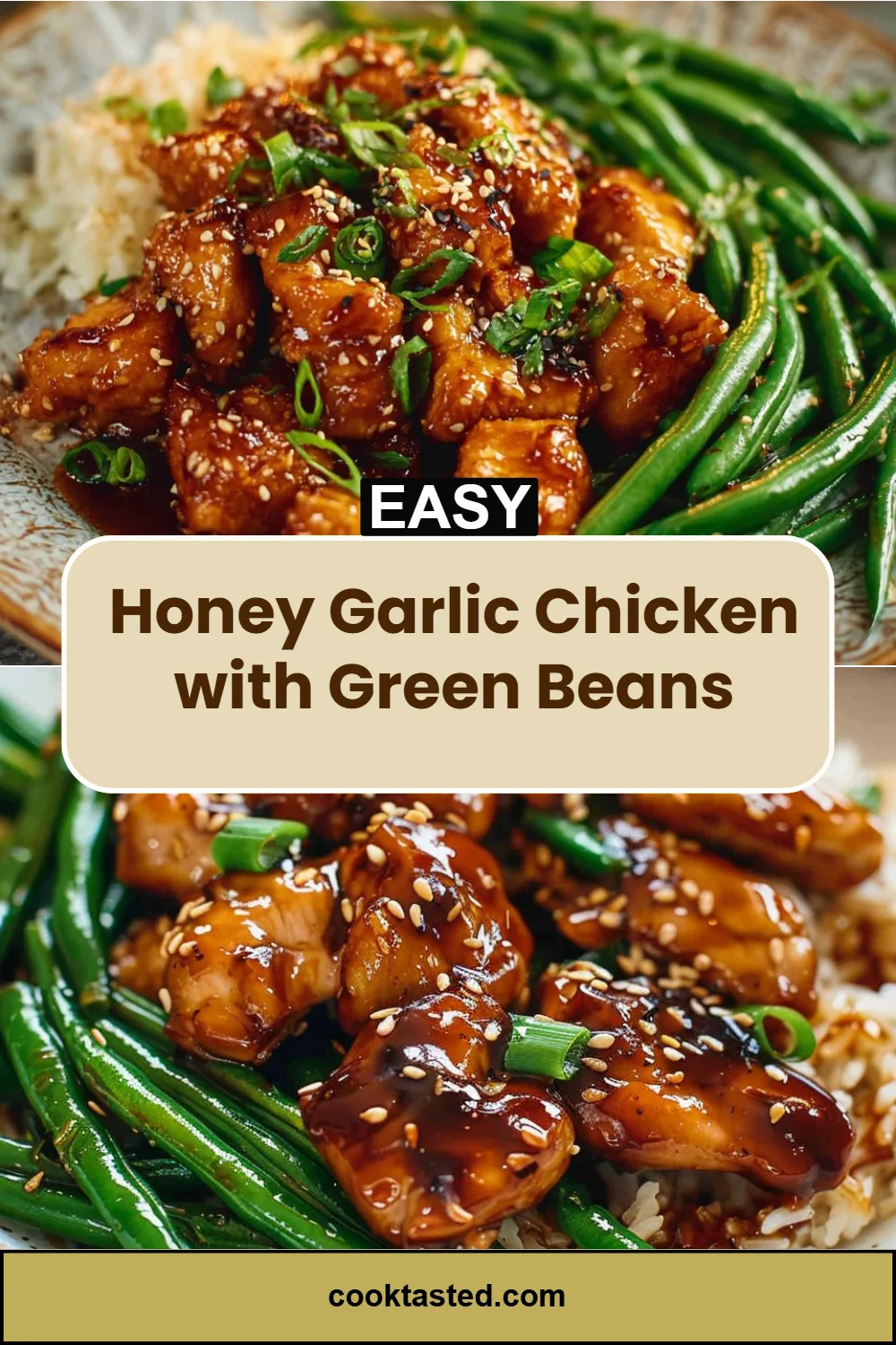 Honey Garlic Chicken with Green Beans