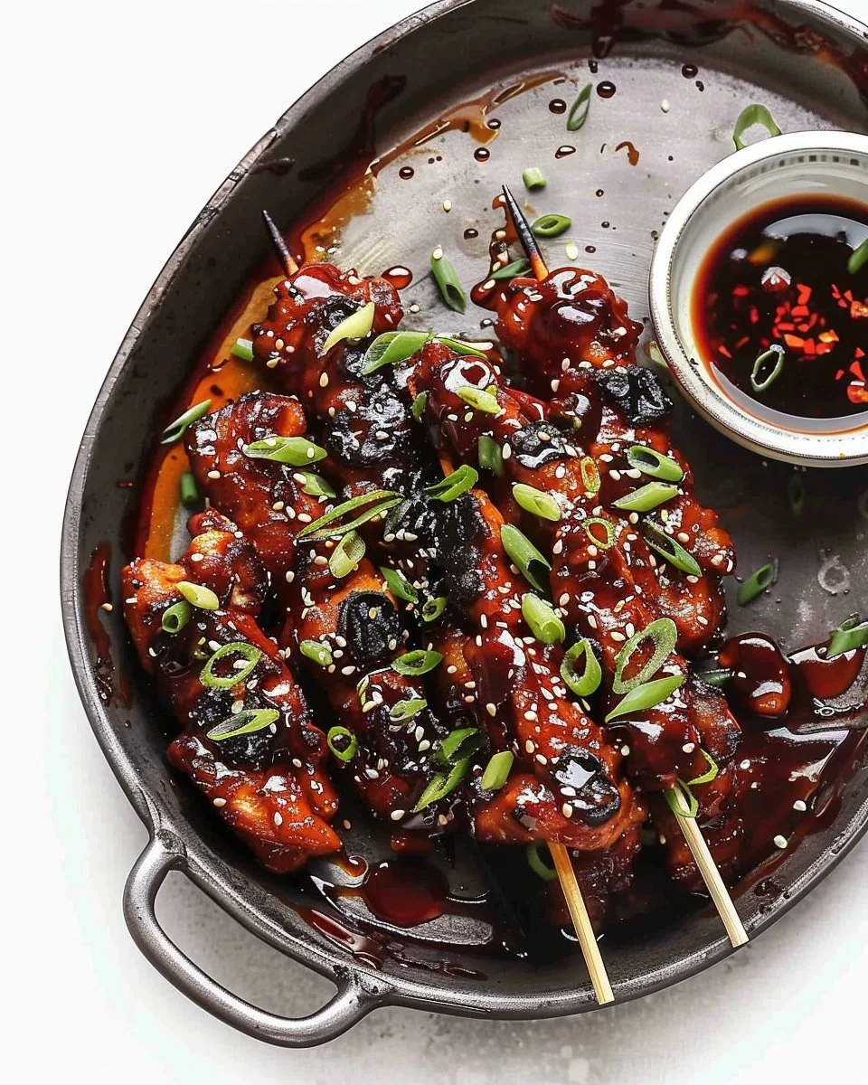 Delicious Korean BBQ Chicken grilled to perfection with marinade