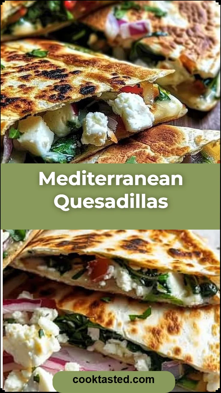 Mediterranean Quesadillas