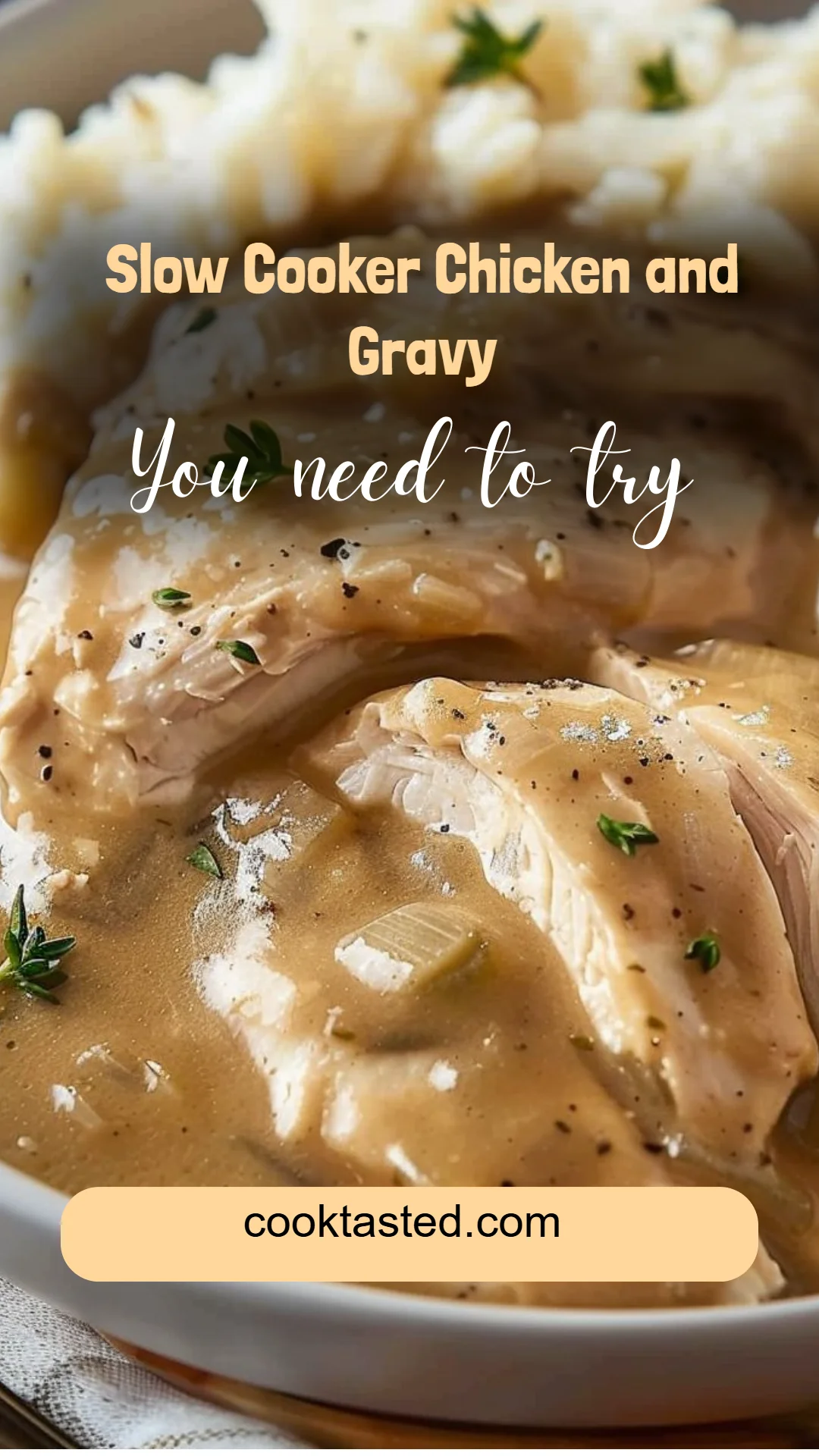 Slow Cooker Chicken and Gravy
