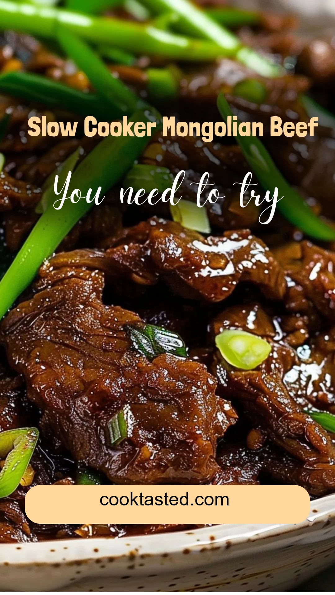 Slow Cooker Mongolian Beef