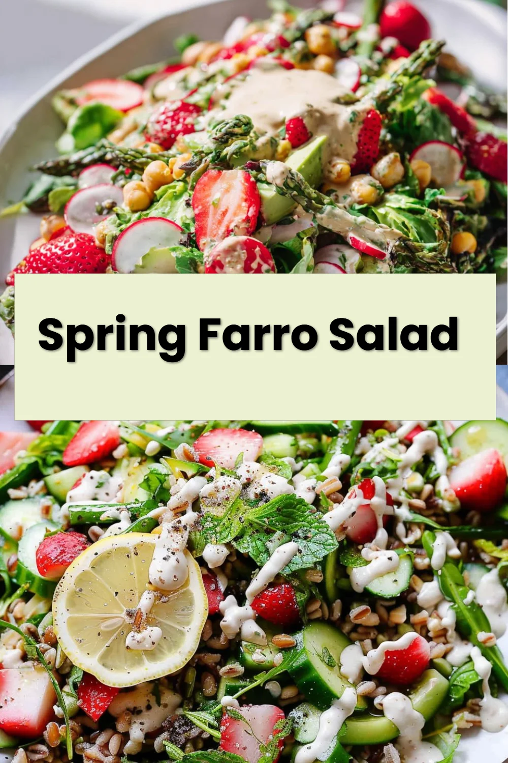 Spring Farro Salad