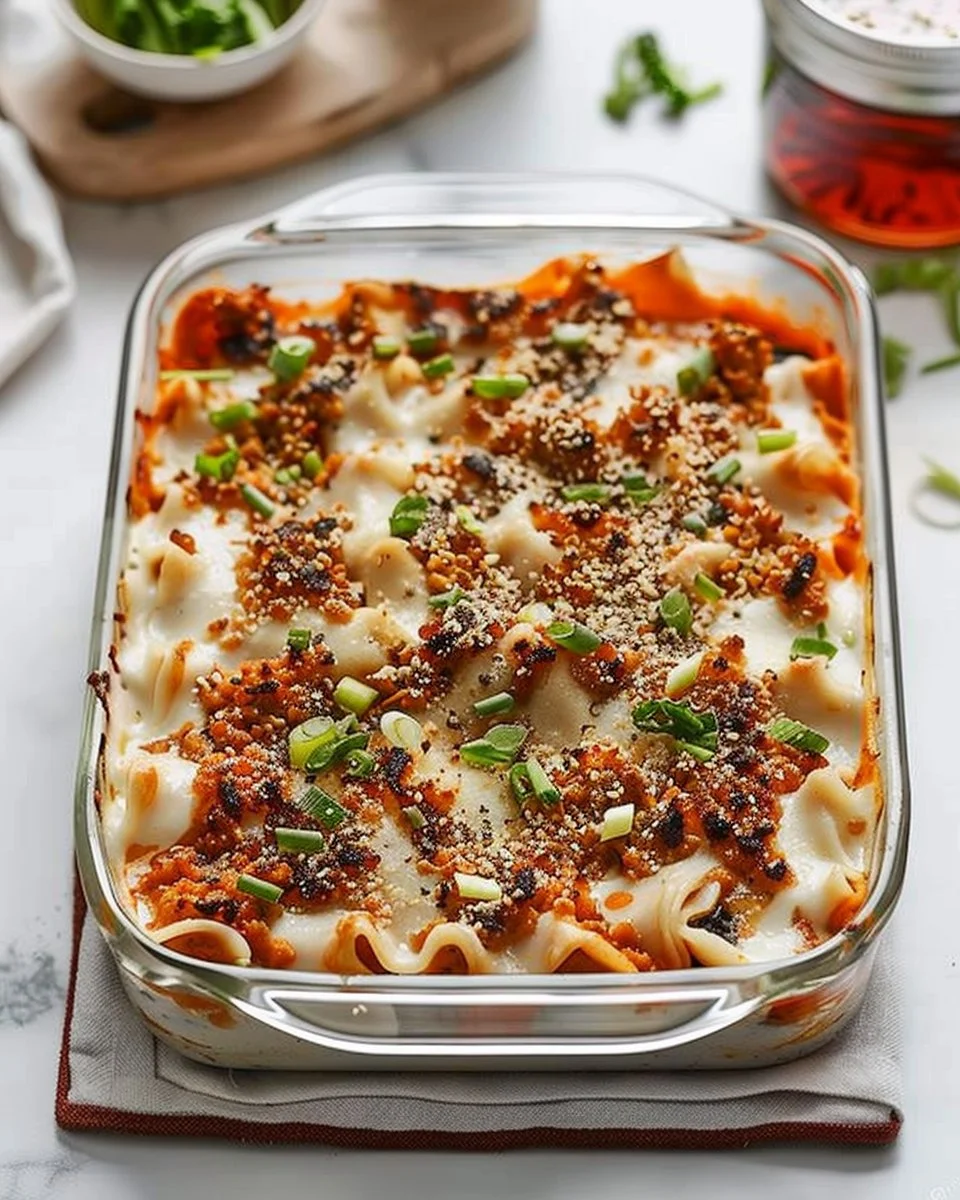 Viral Dumpling Lasagna Recipe