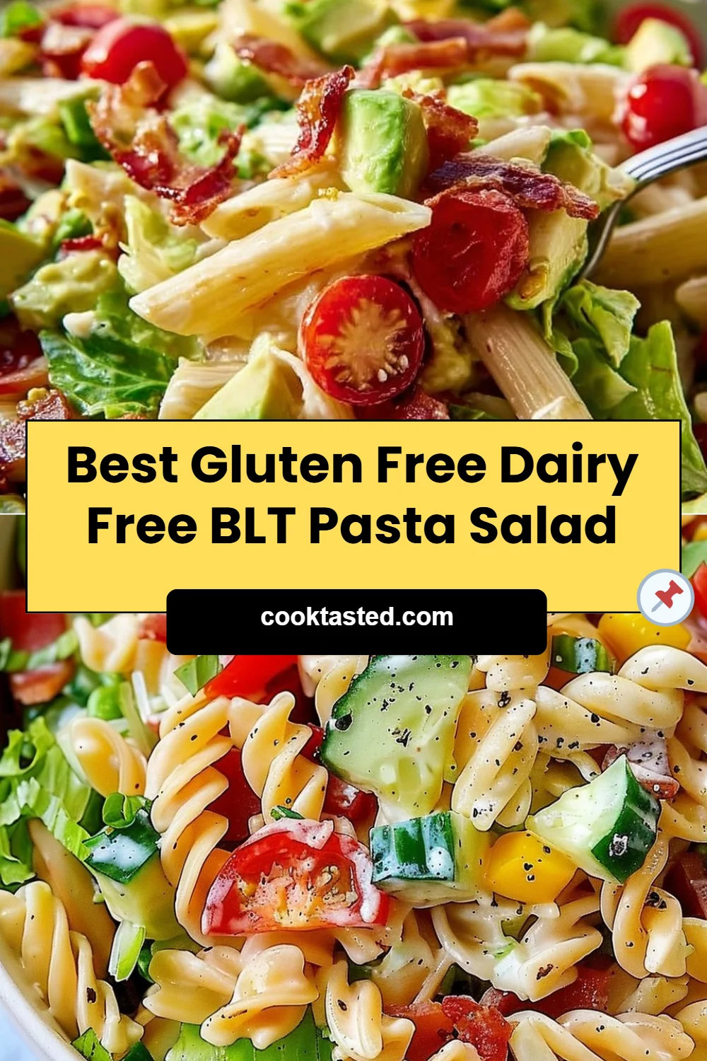 Best Gluten Free Dairy Free BLT Pasta Salad