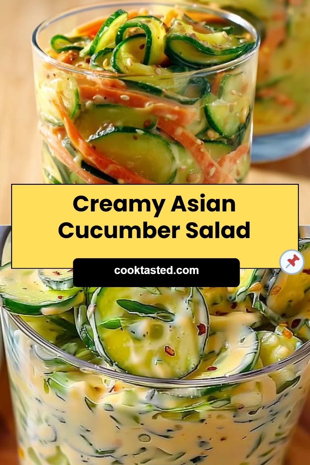 Creamy Asian Cucumber Salad