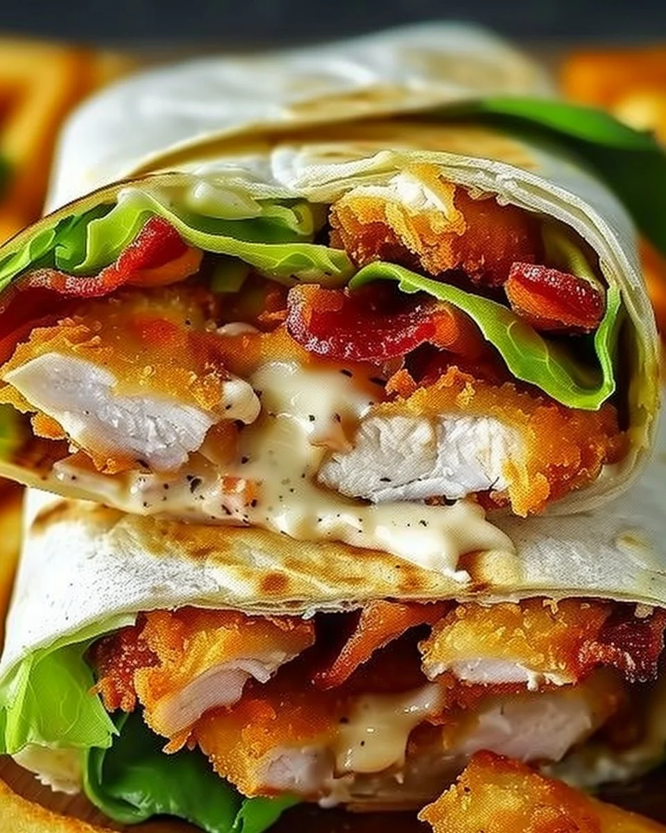 Crispy Chicken Bacon Ranch Wrap