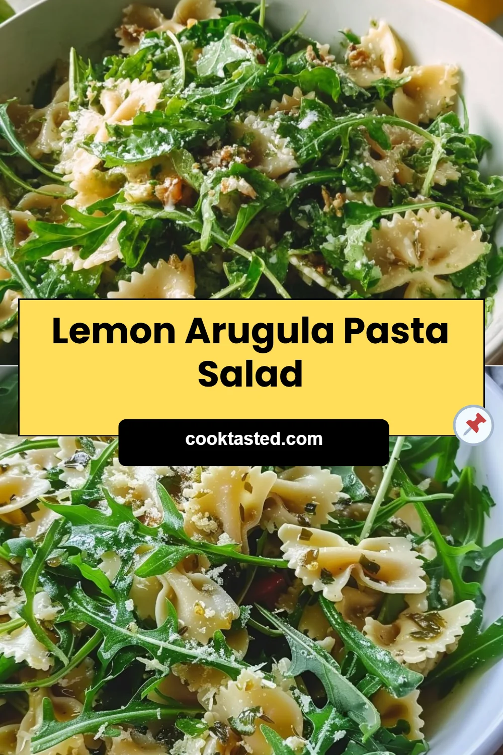 Lemon Arugula Pasta Salad