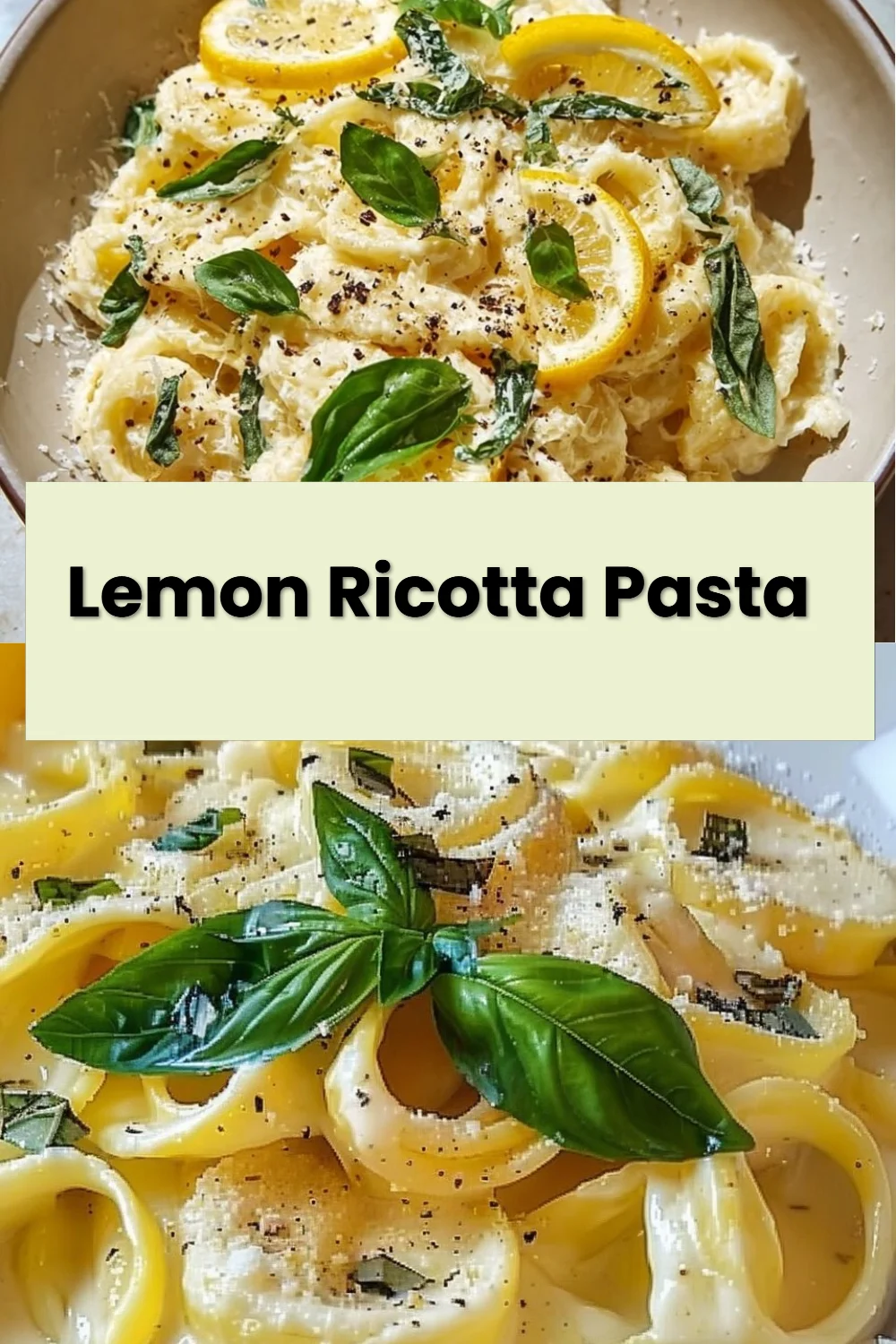 Lemon Ricotta Pasta