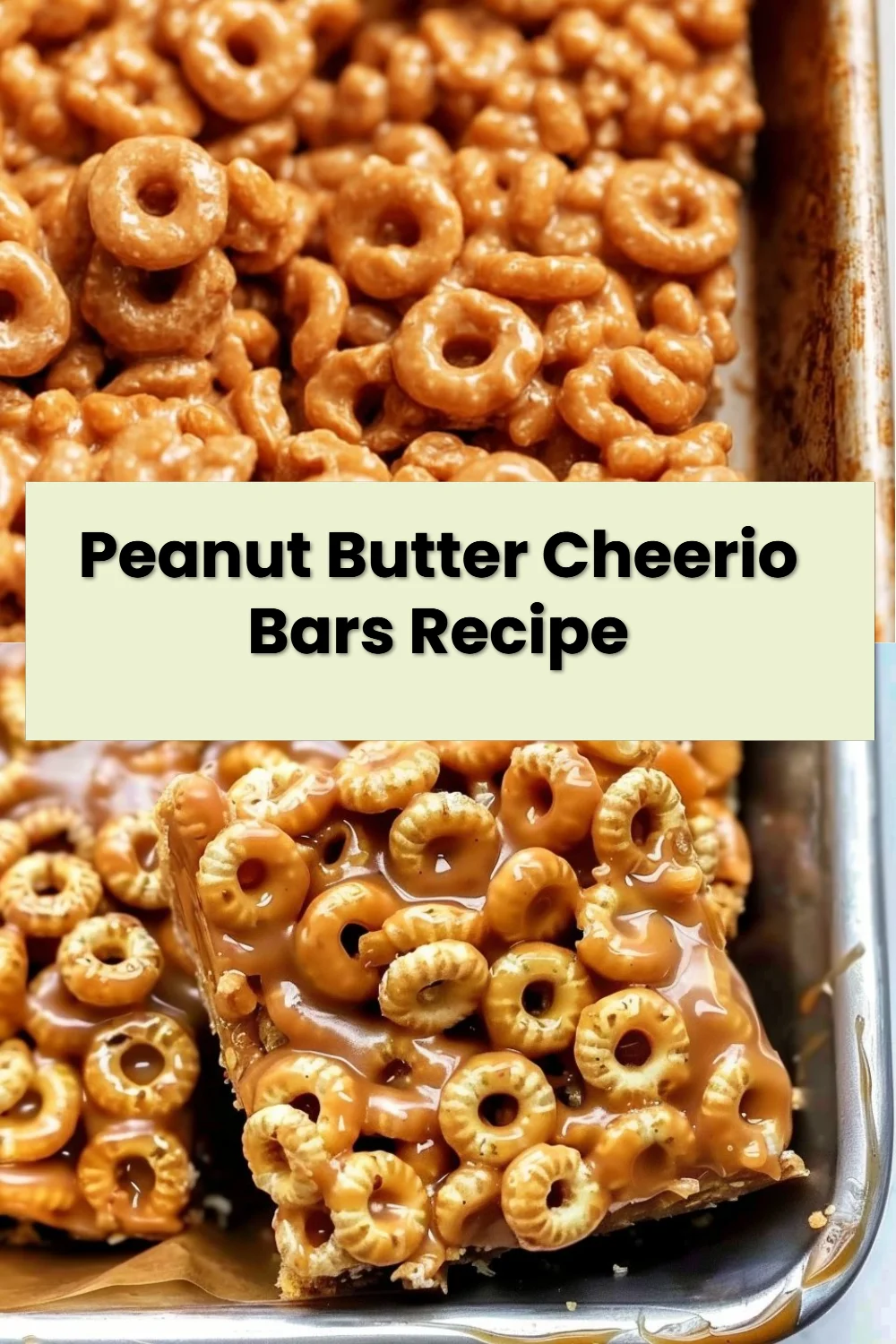 Peanut Butter Cheerio Bars Recipe