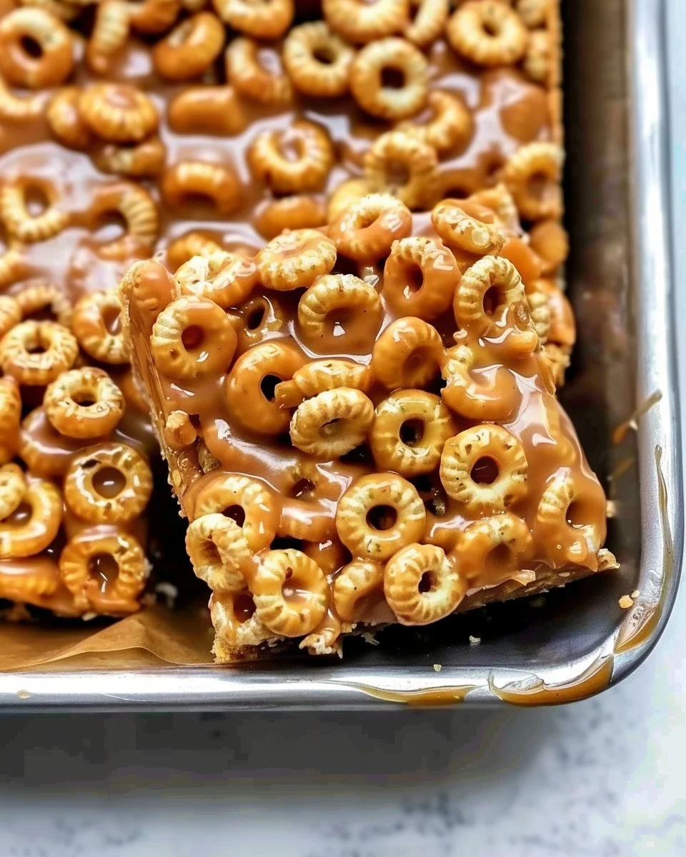 Peanut Butter Cheerio Bars Recipe