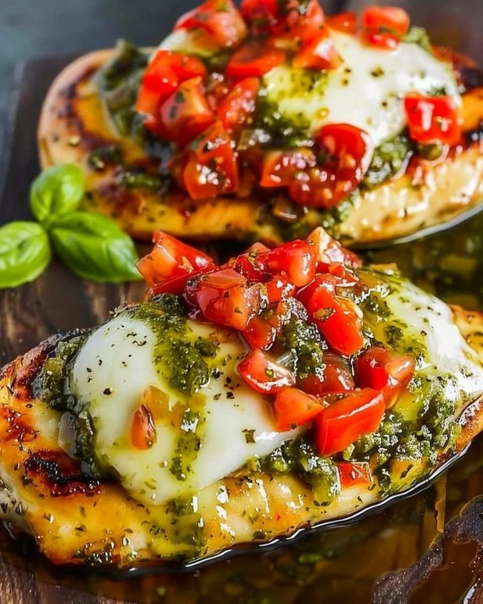 Pesto Bruschetta Chicken