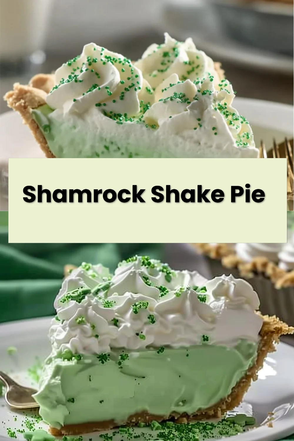 Shamrock Shake Pie