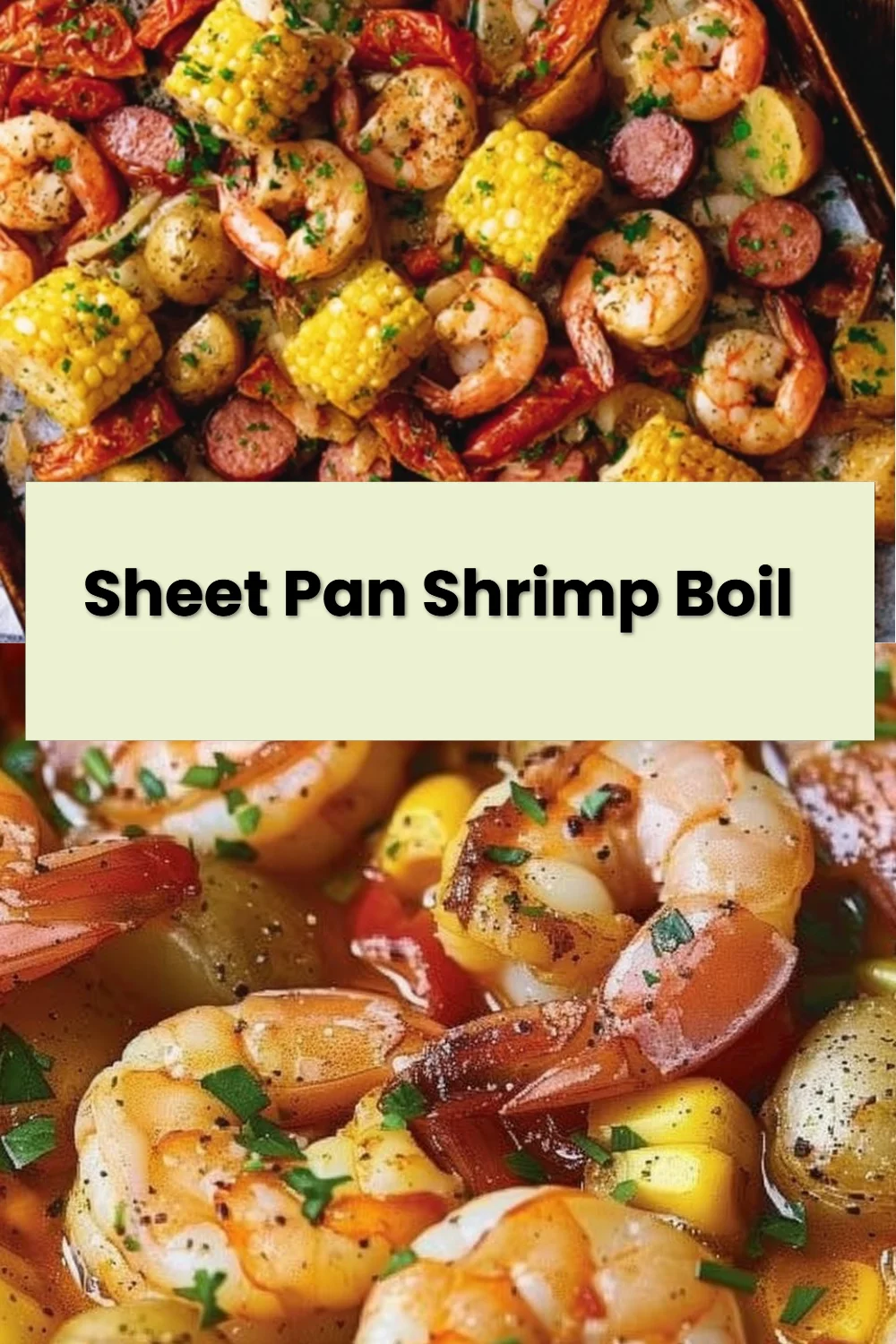 Sheet Pan Shrimp Boil