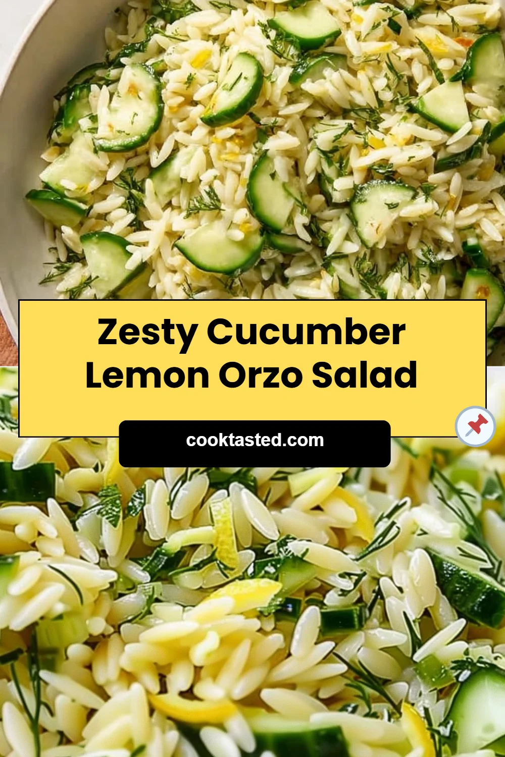 Zesty Cucumber Lemon Orzo Salad
