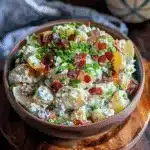 Ultimate Loaded Potato Salad Recipe with Bacon Bleu Cheese