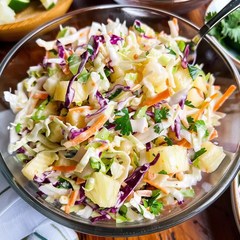 Pineapple Coleslaw Recipe: Sweet & Tangy Twist