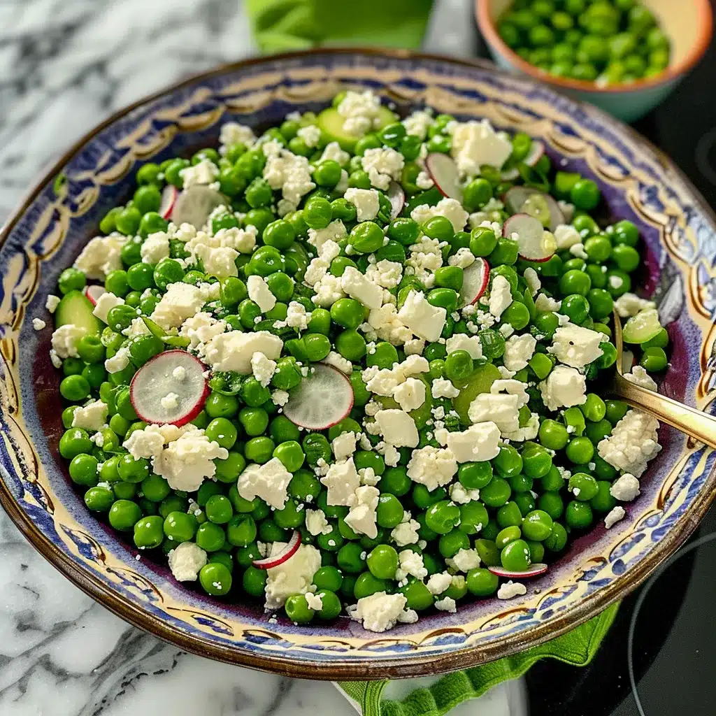 Old-Fashioned Pea Salad with Feta Recipe