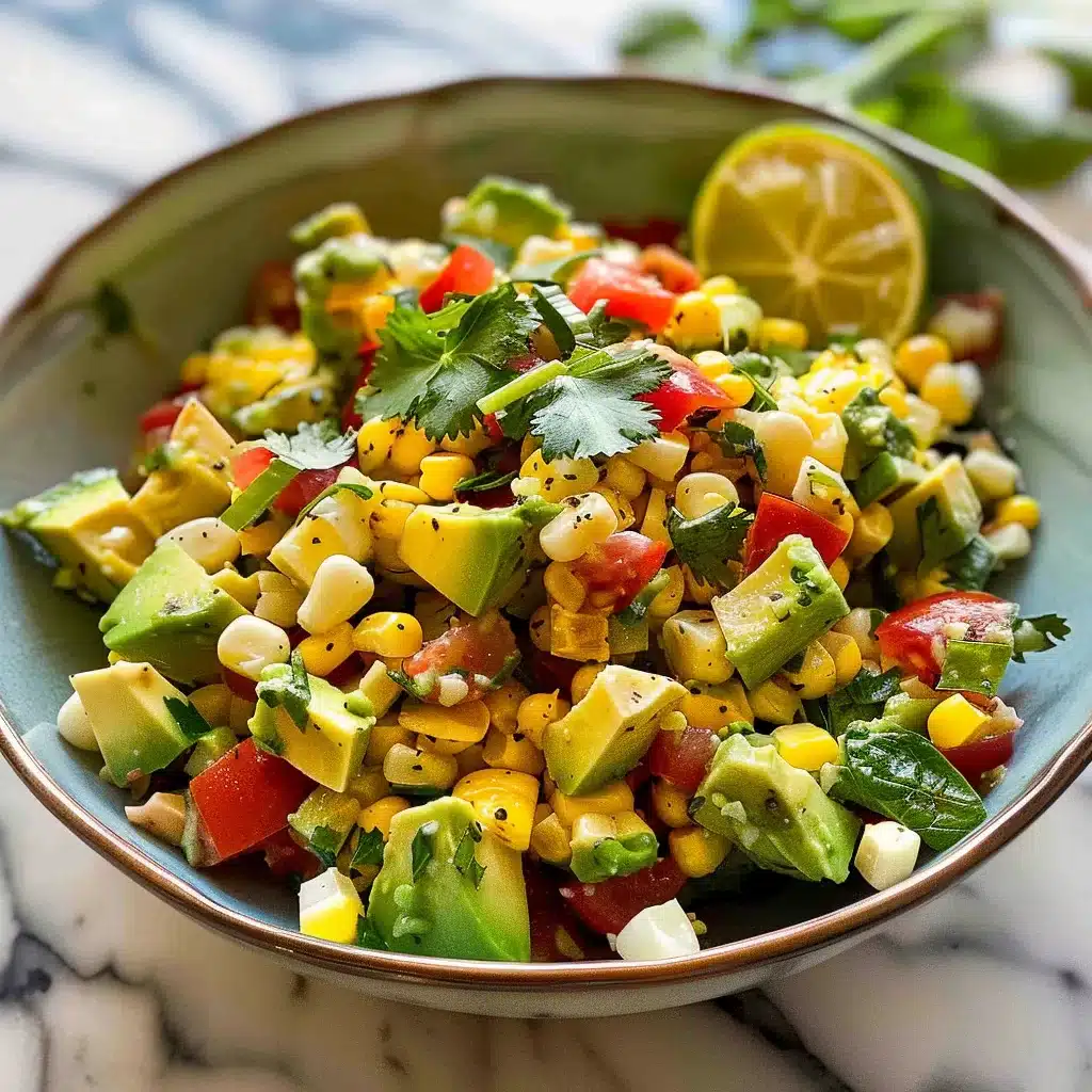 Fresh Corn Salad with Avocado Recipe