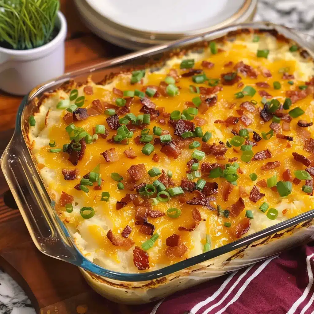 Twice Baked Potato Casserole Recipe Easy