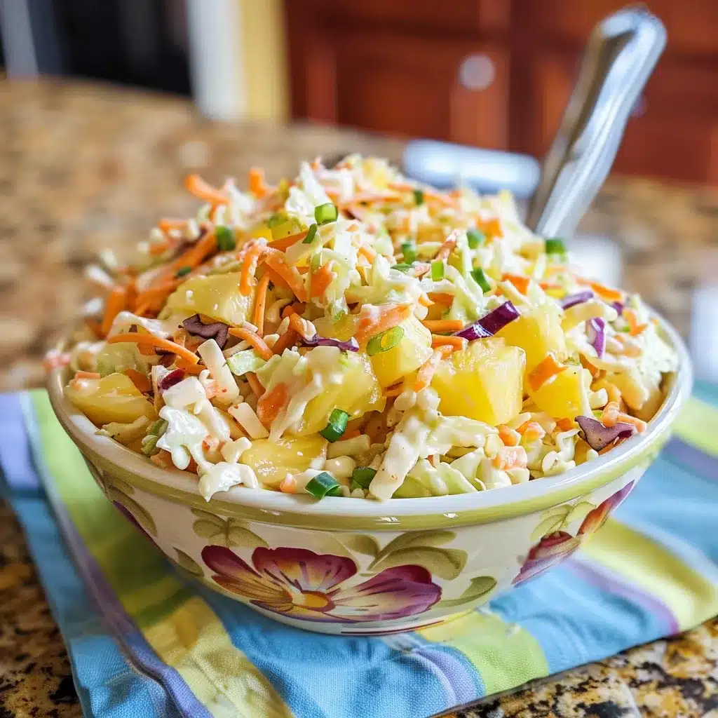 Hawaiian Pineapple Coleslaw Recipe