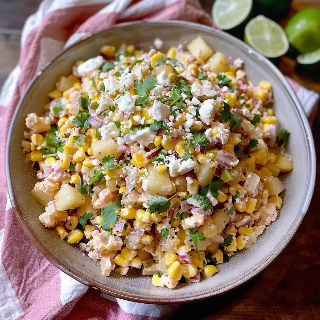 Mexican Street Corn Potato Salad Recipe & Cookout Sides